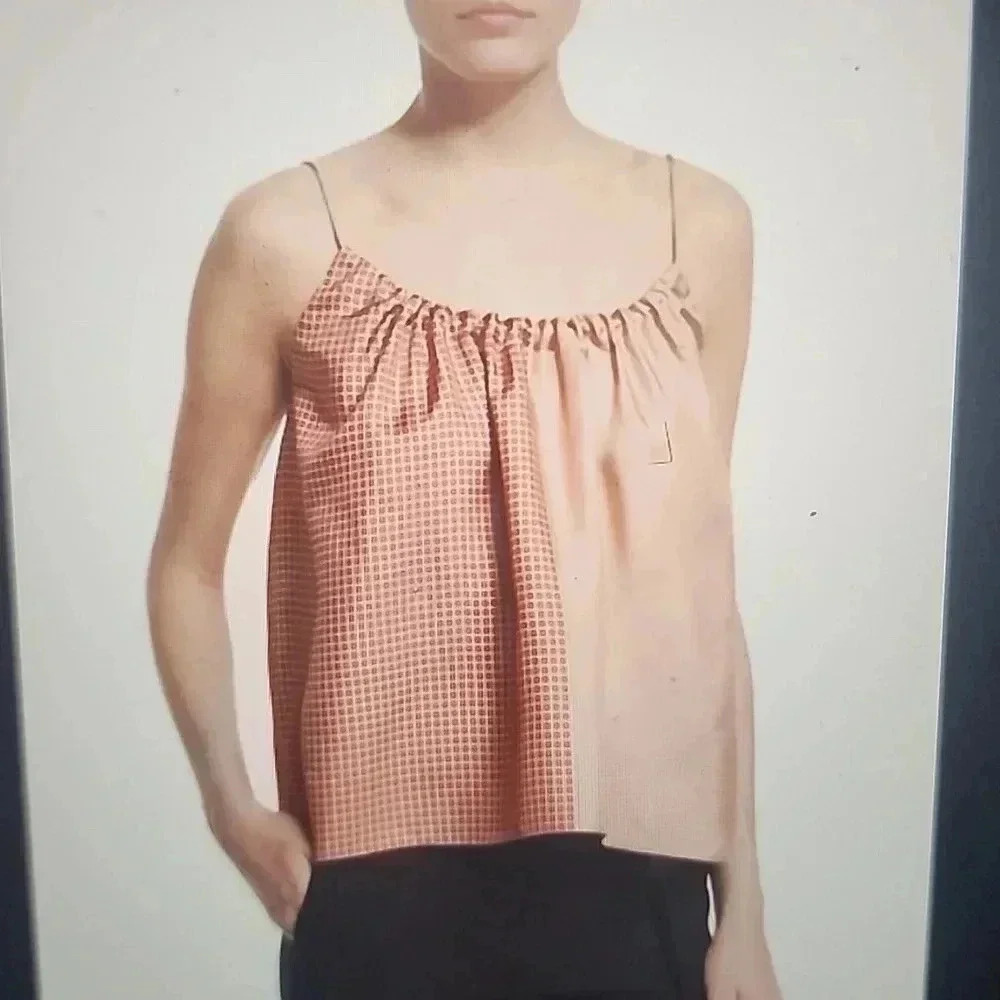 HELMUT LANG SILK CAMI TANK